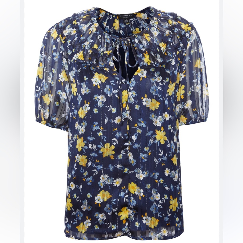 🎁Anthropologie Current Air Smocked Blouse - New🎁 - Picture 7 of 7